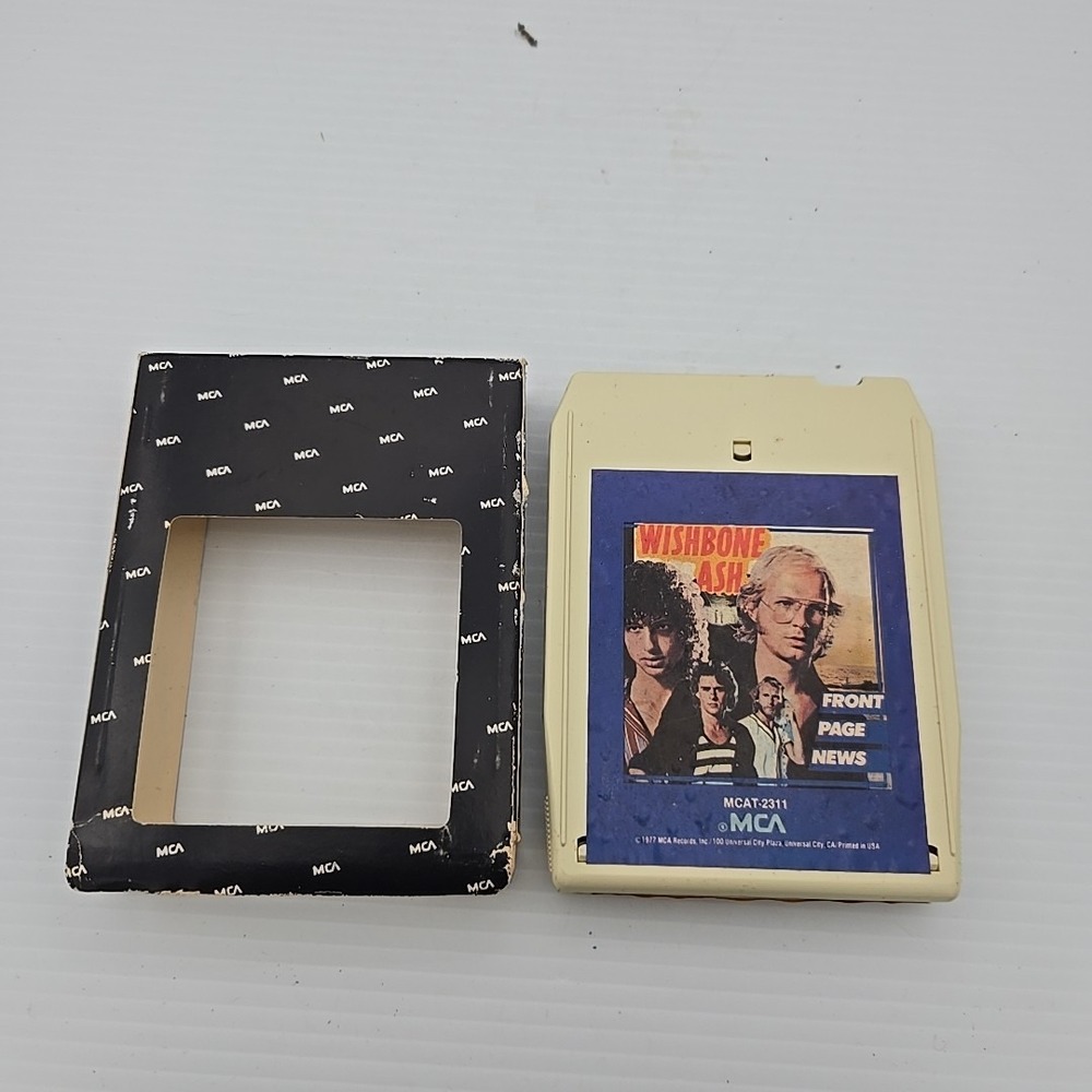 Wishbone Ash Front Page News 8-Track Tape Cartridge MCA MCAT-2311 1977